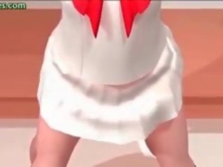Brunette Animated Gets Screwed