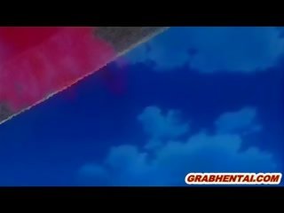 Оградено хентай ученички получава притиснат тя bigtits