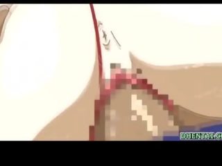 Nxehtë në trot hentai bashkëarsimim me i madh gjinj merr njëpasnjëshëm