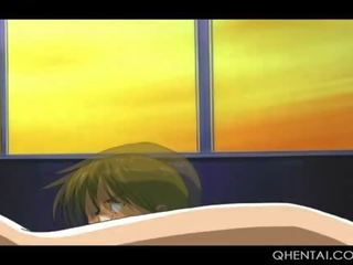 Hentai Teen Doll Sucking Hardon And Getting Cunt Nailed