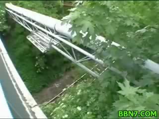 Склонен към флиртуване горещ аматьори кукла гадно край масов дълго петър