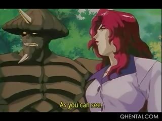 怪物 觸手 他媽的 無盡 slick 禿 的pussies 在 狂歡
