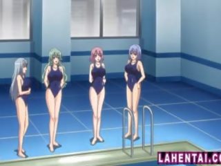 Malaki titted hentai babes sa swimsuits