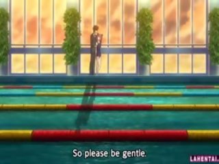 Hentai rumaja in swimsuit gets fucked and jizzed