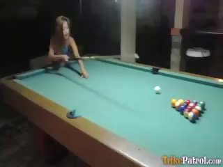 Asian Bargirl's Shaved Twat Very Tight For White phallus