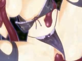 Fascinating 3d hentai harlot dostane velký džbány v prdeli