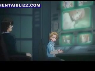 Caught hentai girls in chains gets gangbanged and covered in superb jizz