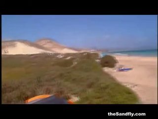 Thesandfly 그만큼 바닷가 sex-files!