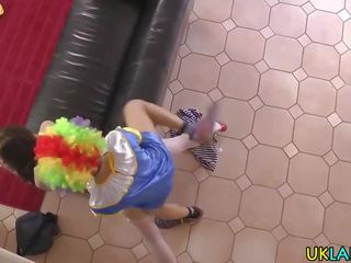 Stocking diva spunked on