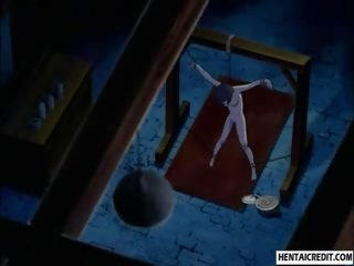 Chained Hentai sweetheart Gets Her Wet Pussy Fingered