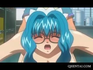 Hentai feature Bent Over The Counter And Fucked