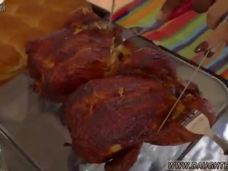 Ass-eating-daddy 和 睡覺 步 爸 第一 時間 噴出 dark-hued