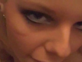 Amateur fascinating eyes honey sucking prick show