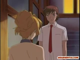 ボンデージ エロアニメ 大きな衝撃を与えるもの 取得 pinches 彼女の 乳首 と クリトリス