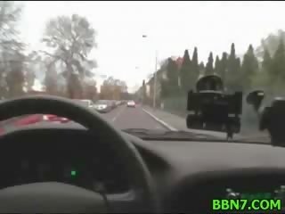 愉快 女孩 得到 性交 狗交媾般