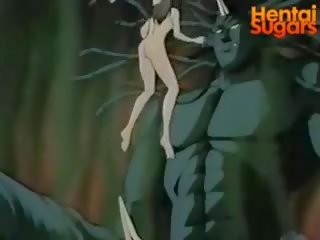 Poor Redhead enchantress Has To Suck Her Master's prick Before It