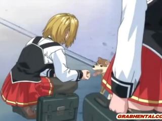 Krūtainas hentai jauns sieviete outstanding jāšana dzimumloceklis