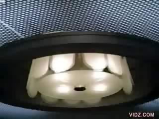 Silent asian bitch gets wild during porn