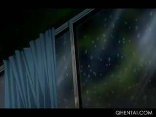 섬세한 헨타이 아름다움 도착 깊은 throated 큰 과 입 cummed