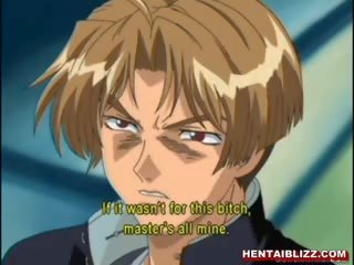 Japanese Hentai young female Gets Squeezed And Clamp Her Tits