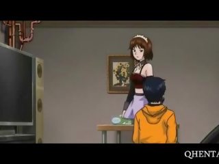 Roubík hentai kotě na koni tuk člen na pohovka