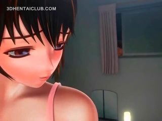 巨乳 動漫 辣妹 擦 她的 濕 libidinous 的陰戶