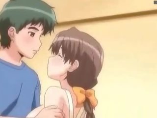 Incredible anime jatty teasing hard member