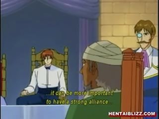 Hentai damsel merr lidhur me zinxhir të saj bigtits dhe dildoed pidh