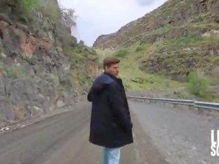 Found streetwalker on side of road for maşyn fuck