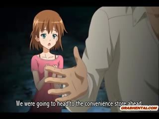 Gagah hentai mencucuk daripada di belakang dalam yang tandas