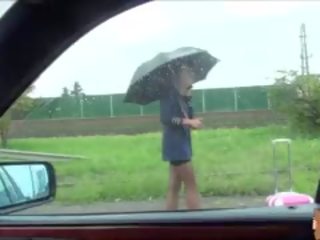 Sciatto pompino dato da un hostess