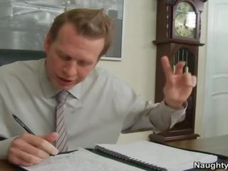 Point Of View Fucking On Desk With attractive Asian babe