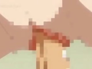 Tit Rubbed 3d Anime teenager Sucking johnson In Close-up