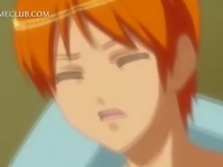 Tit rubbed 3d anime teenager sordyrmak johnson in close-up