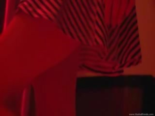 My blondeee ex stripping in red