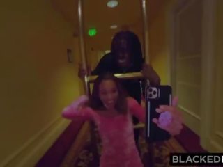 BLACKEDRAW alluring Cecilia hooks up with graceful talking Sly