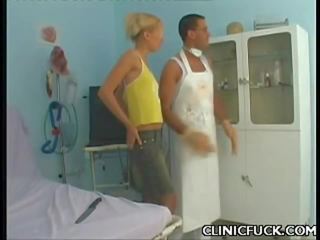Blonde Hottie Enjoys Clinic adult movie