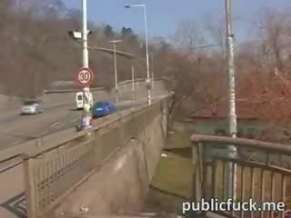 Beauty maly gets fucked in the streets of ceko republic to get some dhuwit