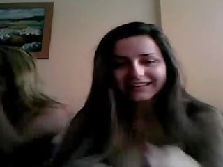 Web kamera girls having fun