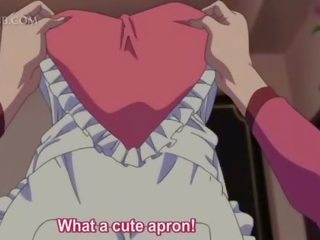 Teen hentai maid gets sensational boobs and cunt teased