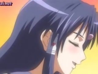Ýabany anime mugallym enjoys a putz