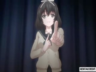 Blindfolded And Gagged Hentai Girls Gets Fucked Rough