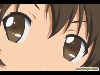 Maid Hentai Sucking Stiff pecker And Swallowing Cum