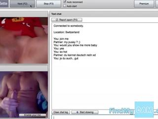 Svizzero amante su chatroulette