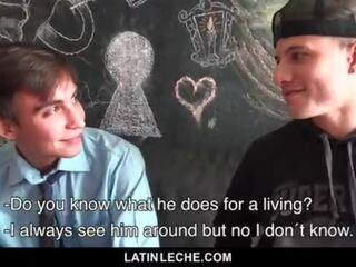 Skinny Fit Latino Twinks Have Bareback sex video