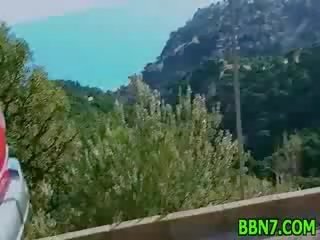Дивовижна любитель отримує трахкав собачка стиль