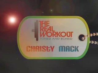 Tattooed big tits deity Christy Mack hardcore gym adult clip
