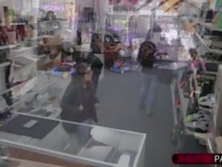 Brunette And super Couple Thieves Gets Caught And Hammered