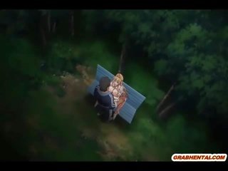Bigboobs 애니메이션 일본의 extraordinary poking 에 그만큼 정원