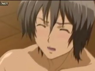 Hentai strumpet Rubbing Her Milky Tits